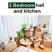 2 Bedroom hall and kitchen