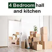 4 Bedroom hall and kitchen